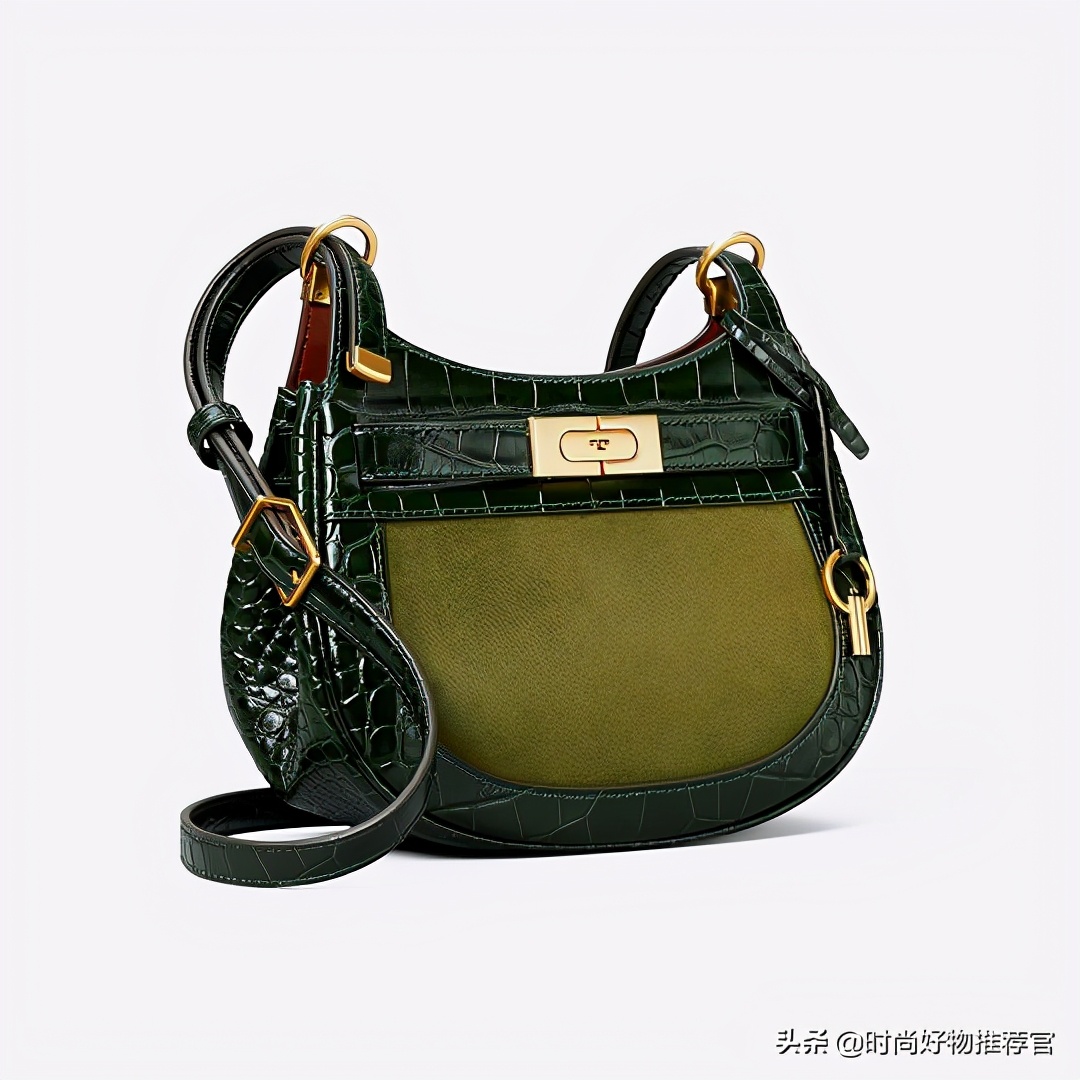 toryburchlee系列头层牛皮,toryburch包金标刮花