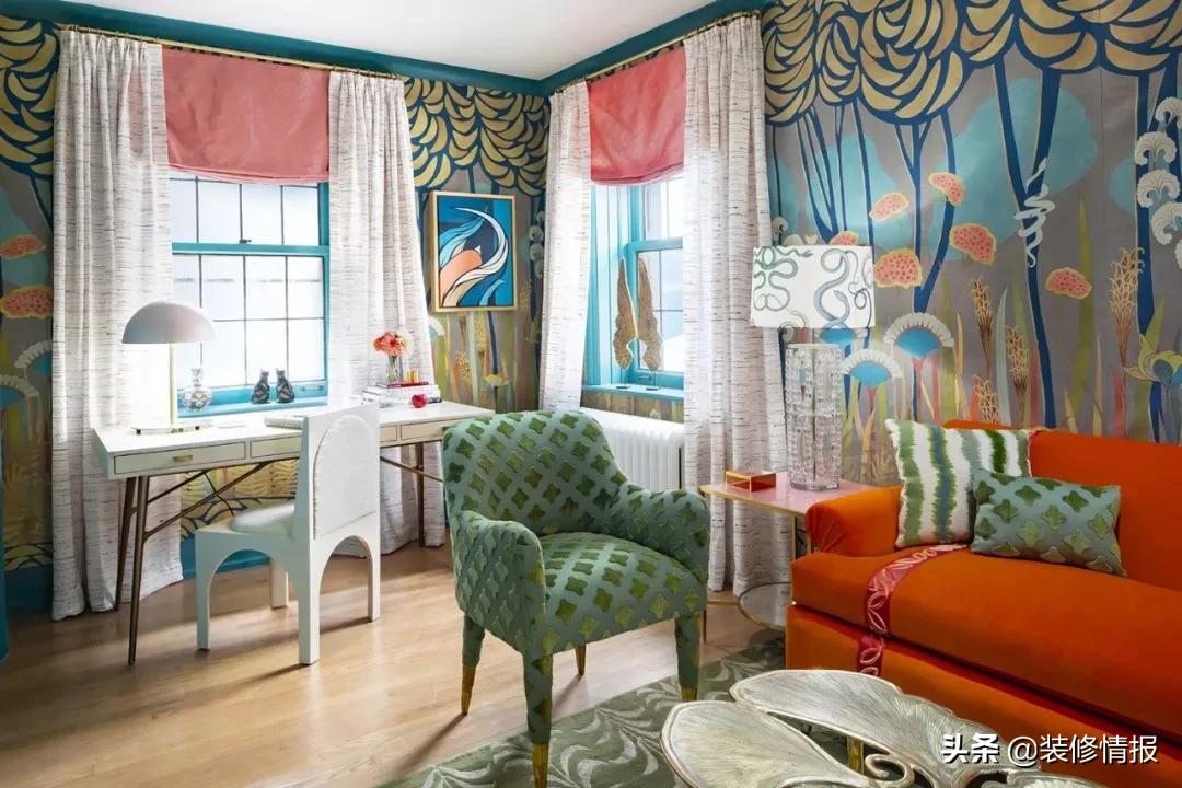 最美十款墙布,100种墙纸设计