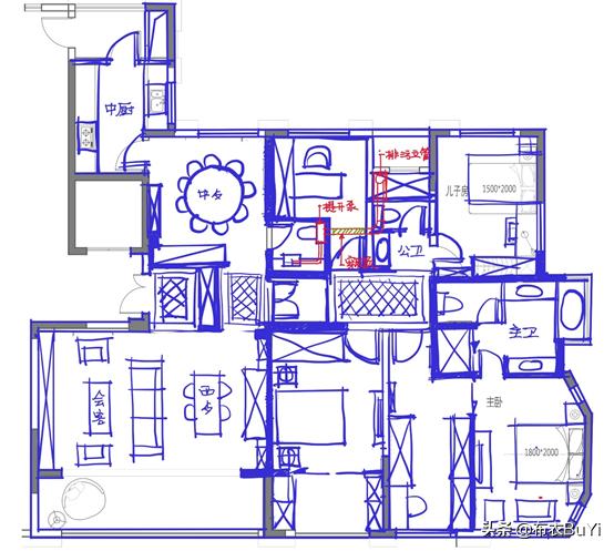 干湿分离卫生间马桶一定要移位吗,卫生间马桶位置不好咋做干湿分离