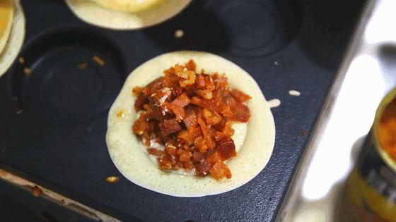 杨家坪大洋百货车轮饼,车轮饼摆摊火爆