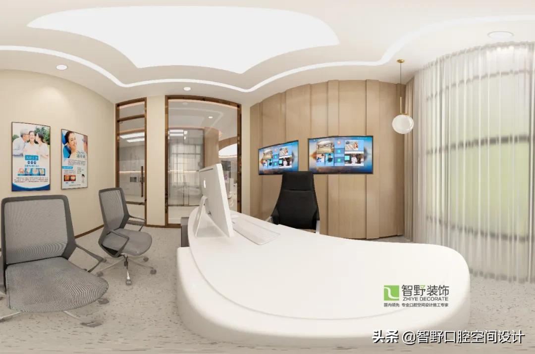 50平口腔诊所设计效果图,口腔诊所效果图设计