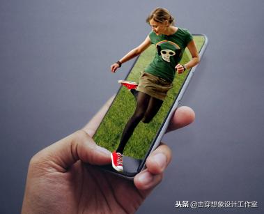 PS合成出立体感超强的手机海报