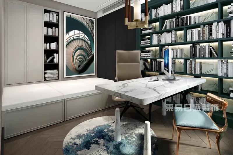 100个绝美书房设计,简单高端大气八平米书房设计