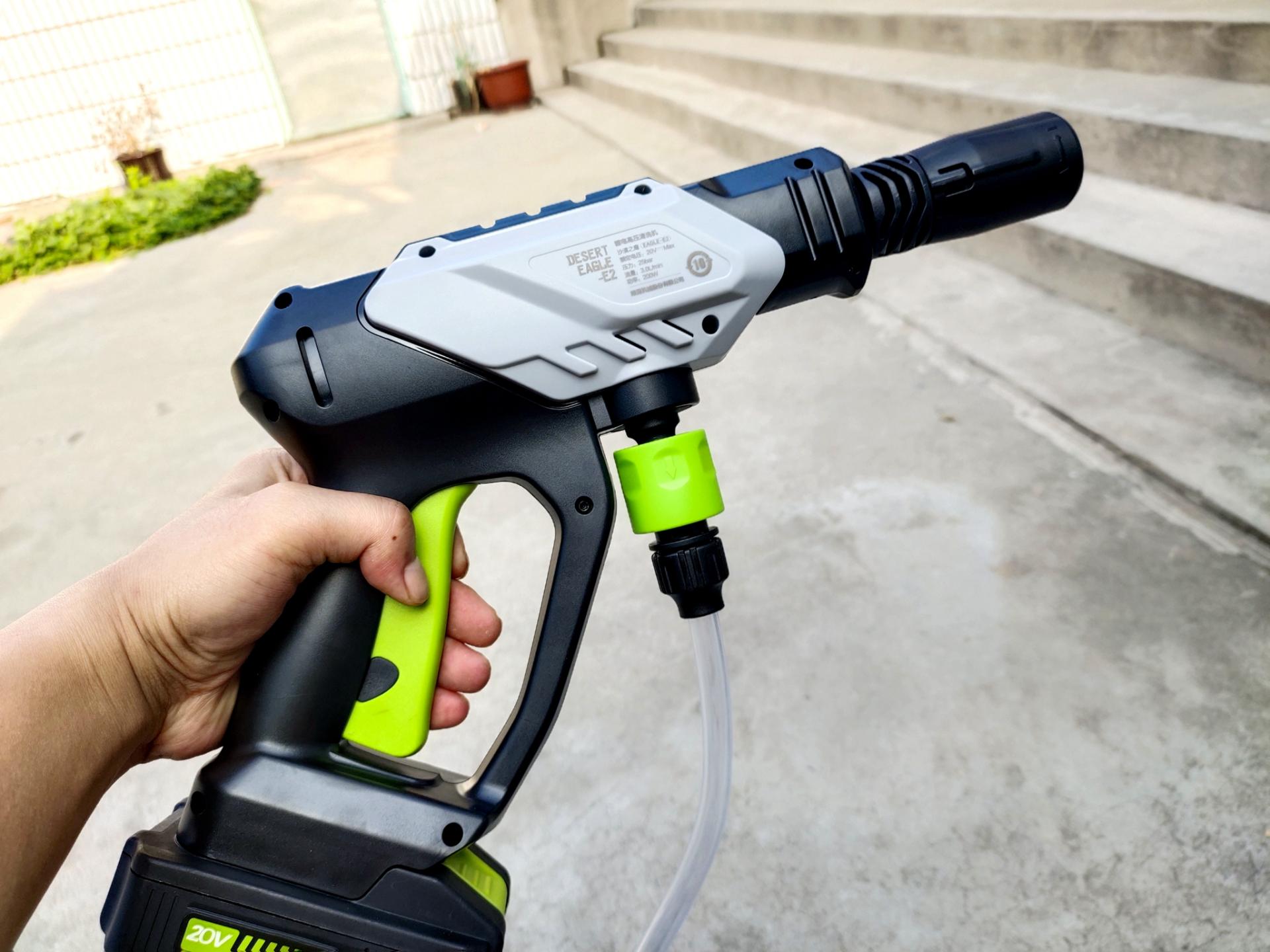 绿田沙漠之鹰锂电池洗车机评测,绿田沙漠之鹰40v锂电洗车机