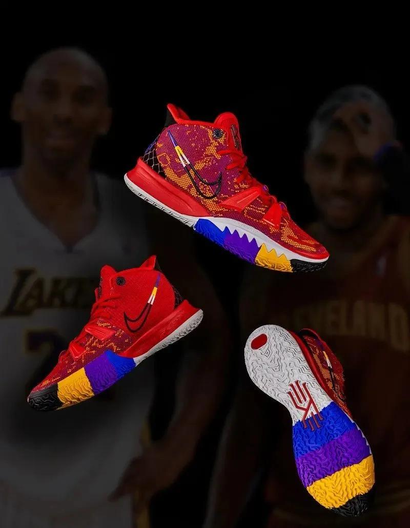 nba欧文7黑白上脚,欧文上脚欧文7全部配色全身照