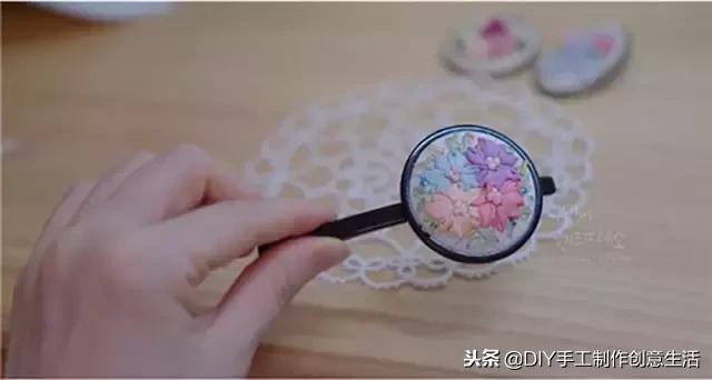 丝带手工发夹制作教程,丝带发夹手工制作蝴蝶结