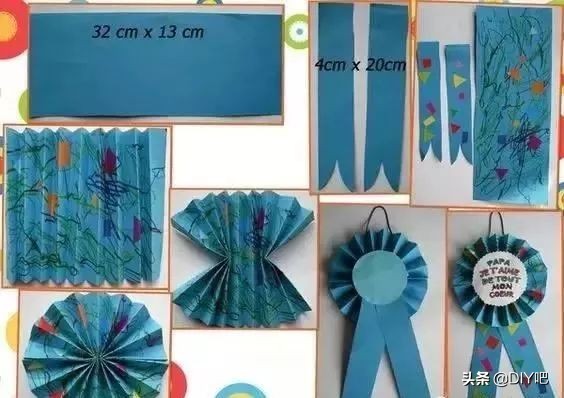 父亲节礼物手工教程使用白色的纸,8-12岁父亲节手工礼物卡纸