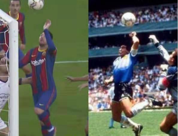 唯有足球不可辜负梅西马拉多纳,梅西重现马拉多纳经典