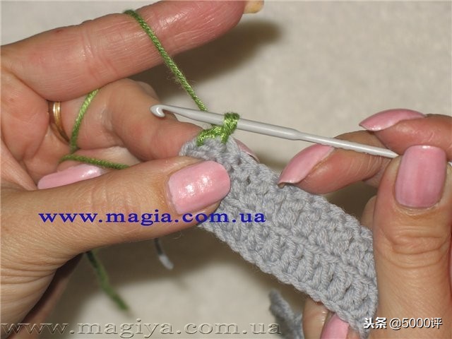 倒钩短针收边,倒钩针收边的视频教程