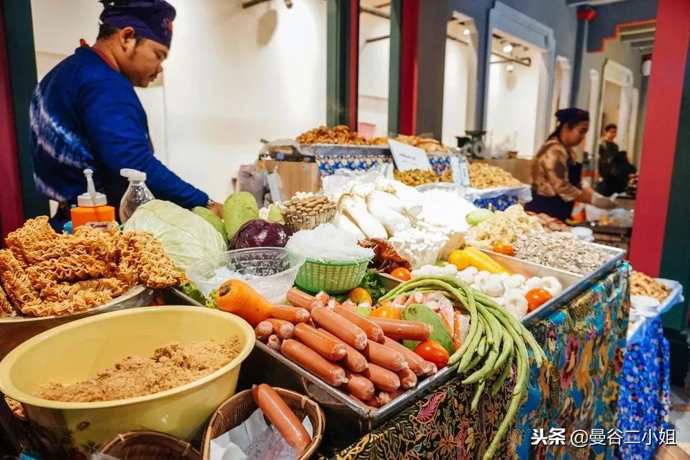 泰国曼谷水上商场,泰国室内水上集市