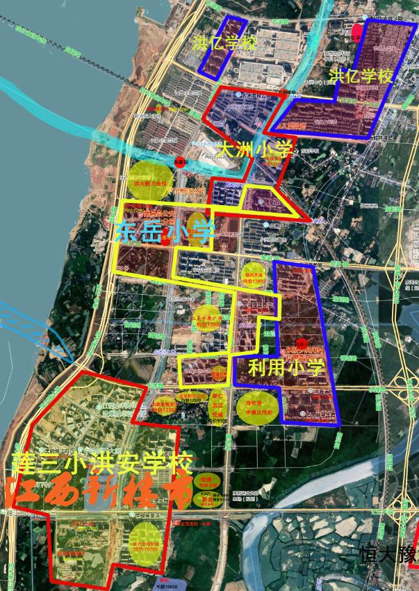 南昌青云谱学区划分最新规划,南昌2024小学区划分图青云谱