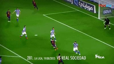 梅西最精彩的十大进球,梅西最新的十大进球