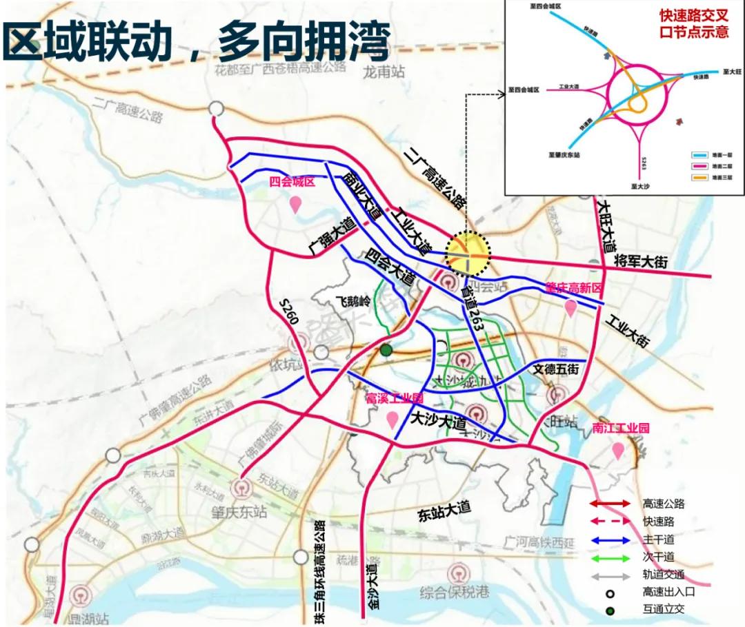 广东四会城市未来规划图,四会大湾区规划图