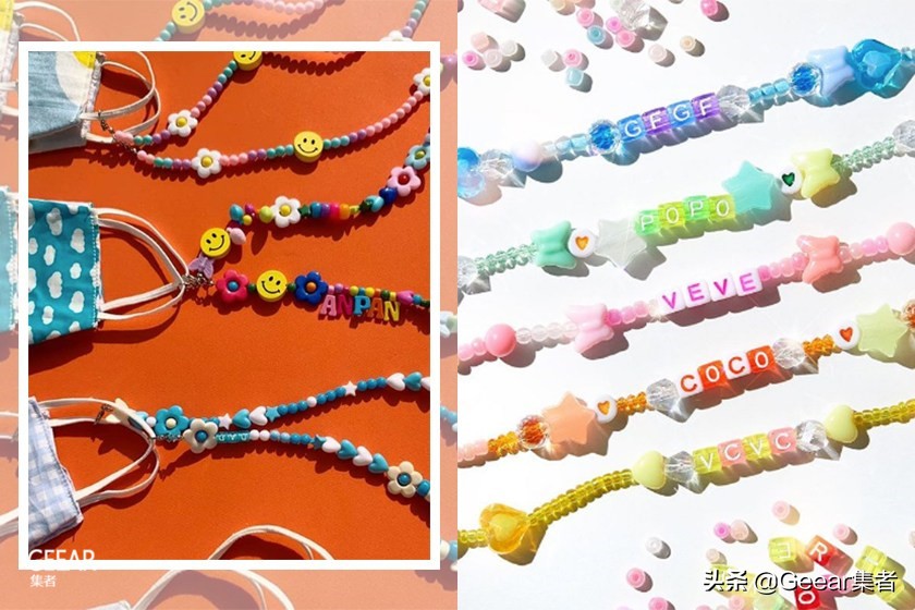 韩国流行潮色口罩,韩国时尚口罩