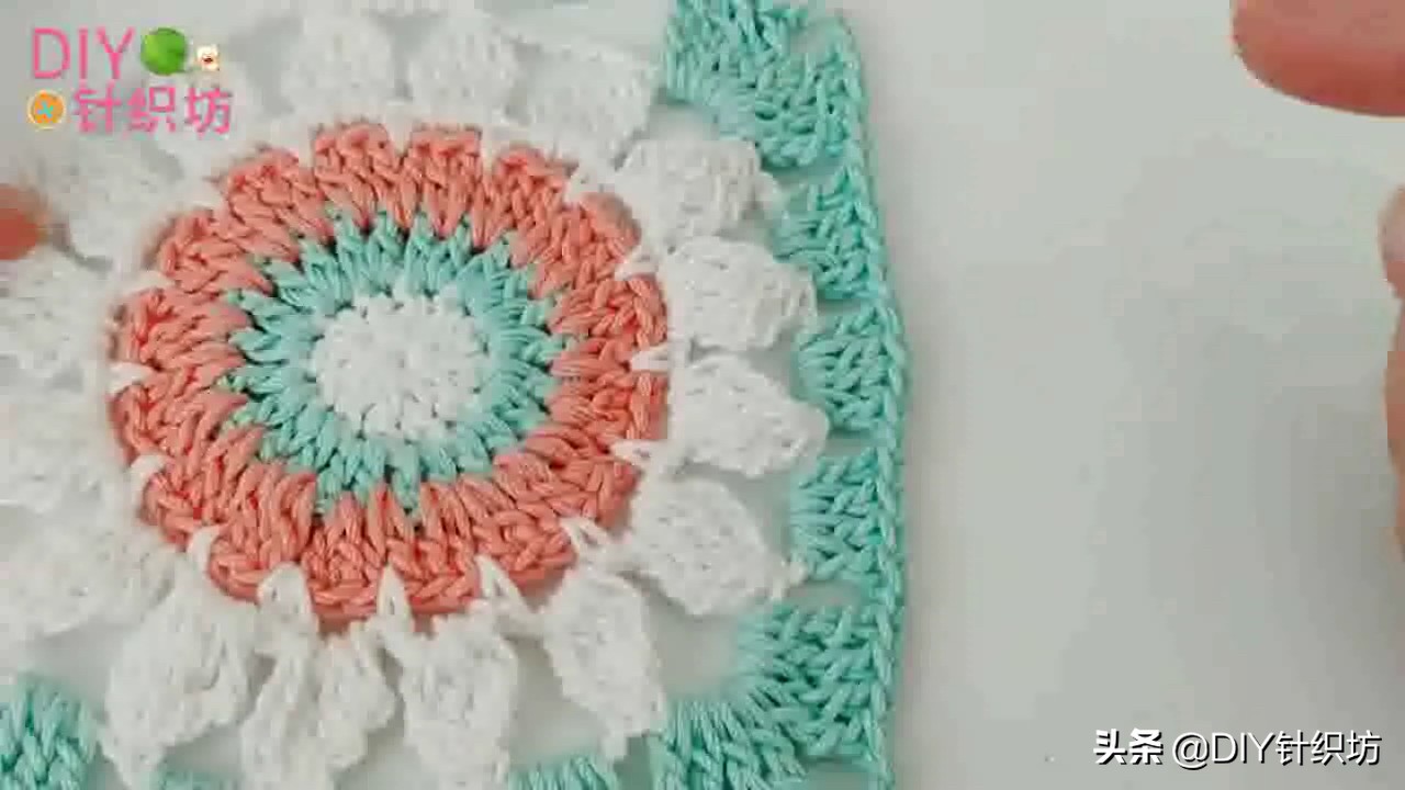 小红书同款餐垫钩织教程,餐桌垫钩织教程简单好看