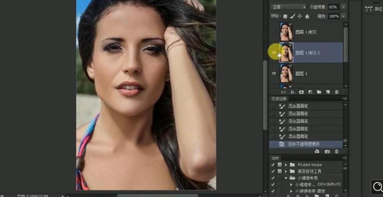 ps修打卡照,ps人物眼神修图教程