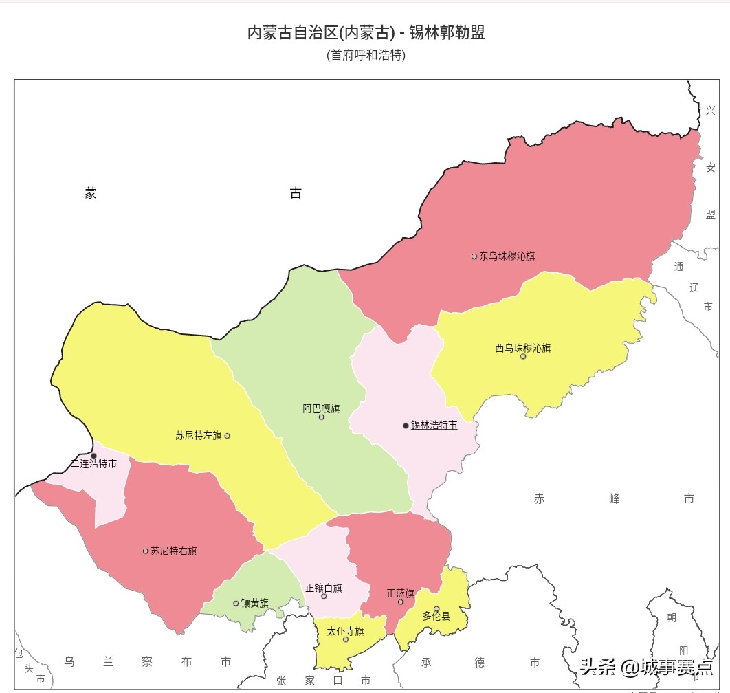 内蒙古最新行政区划,2025年内蒙古行政区划调整计划