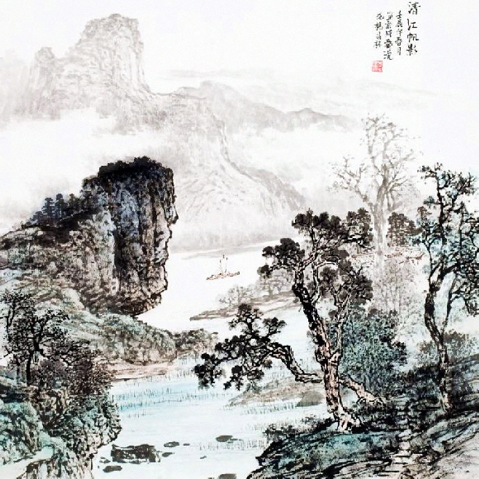 杨昌林山水画,杨昌林山水作品