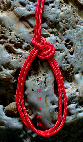 户外绳结的打结方法,户外8字环下降器绳结打法