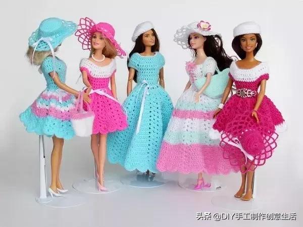 娃娃的衣服怎么钩简单,钩最简单的娃娃衣服教程