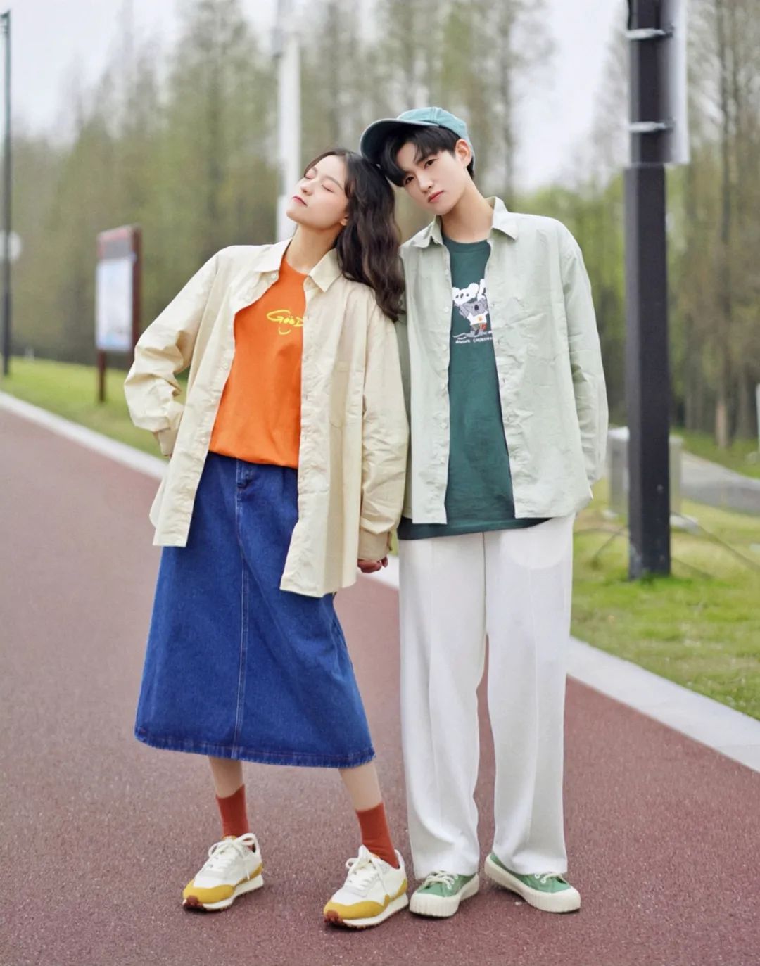 春天穿搭情侣高级感,又到了一起穿情侣装的季节啦