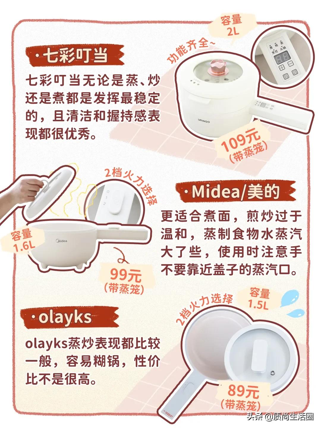 多功能电煮锅一体锅大号型,电煮锅小白锅哪个牌子好