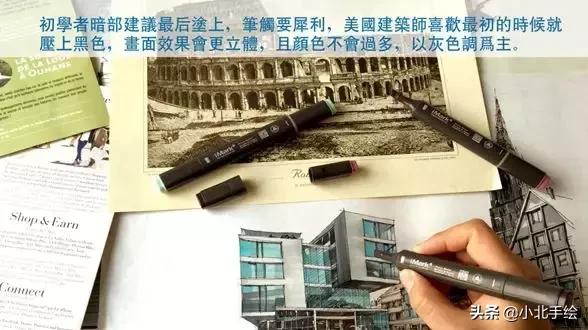 马克笔绘画初学者该用哪种马克笔,马克笔简单调色理论