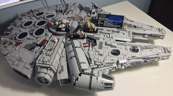 乐高千年隼10179拼装过程视频,乐高千年隼与普通版对比