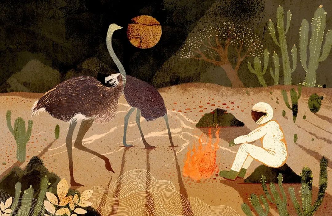 90年代画风的插画师,90后插画师画出美丽乡村