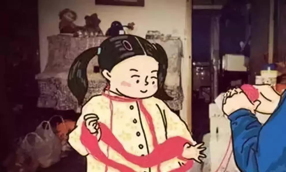 小时候家里没有暖气,小时候没暖气