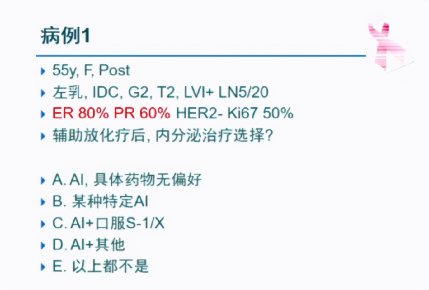 激素受体弱阳性的乳腺癌,激素受体阳性早期乳腺癌治疗策略