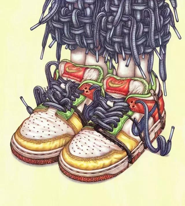 铅笔画耐克,耐克怎样画很好看