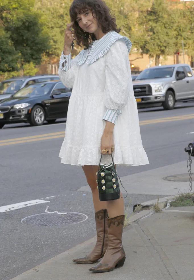 矮个子穿娃娃裙,穿娃娃裙适合扎的发型