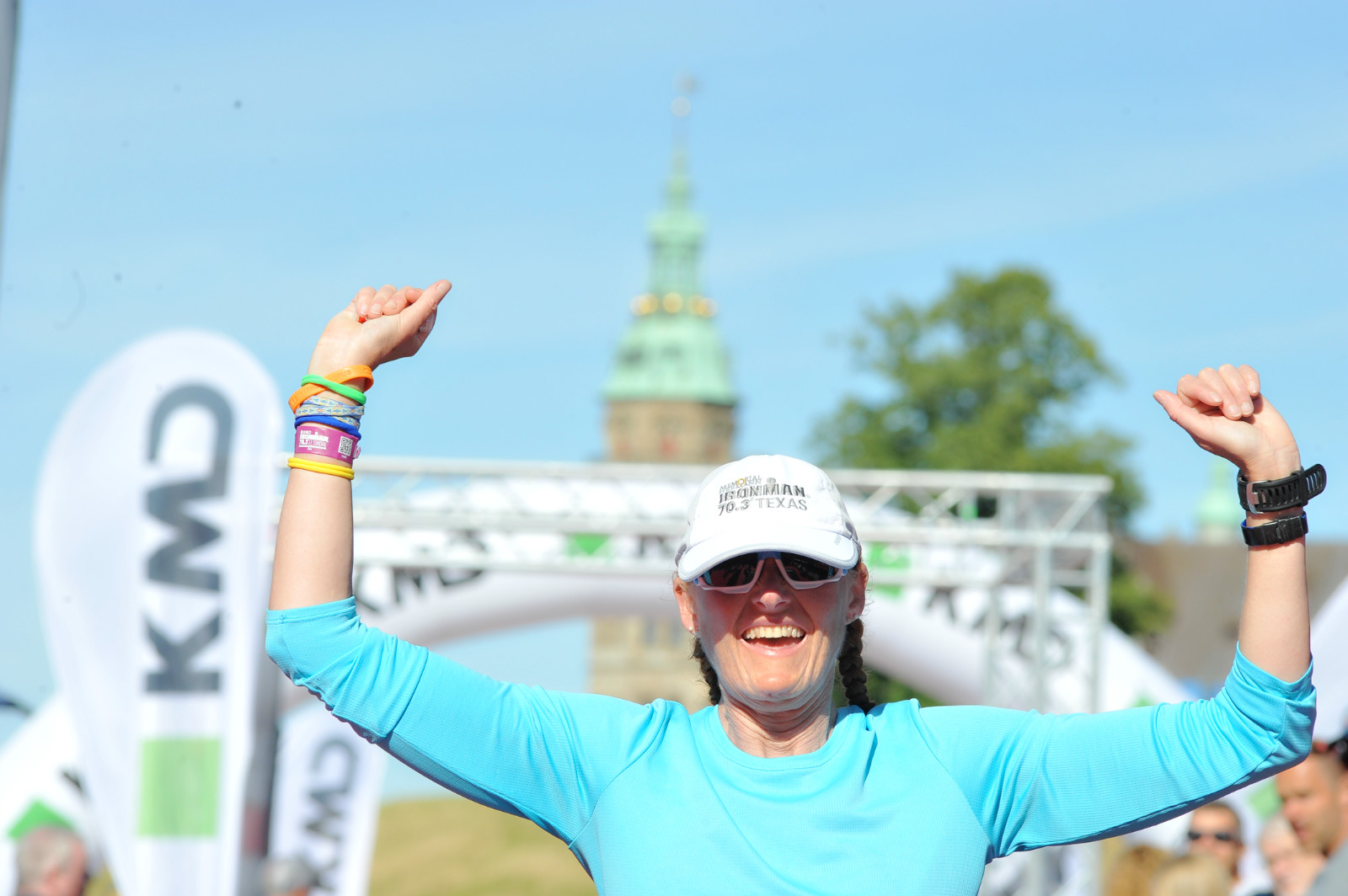 克伦堡城堡前的2019KMDIRONMAN70.3Elsinore半铁人欧洲锦标赛