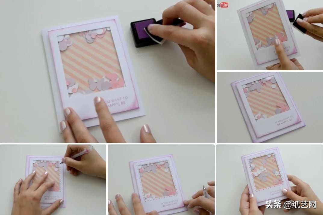 生日贺卡不用粘,生日贺卡不用双面胶特别简单