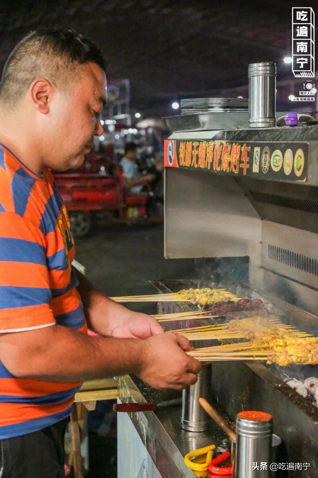 南宁东盟商务区烧烤摊,南宁2021烧烤店铺排行榜前十名