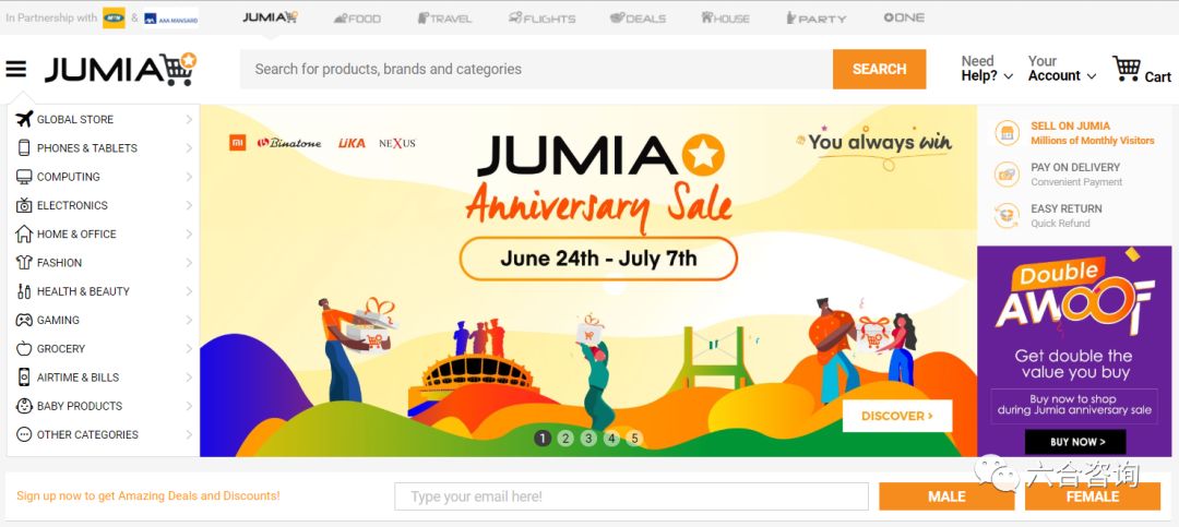Jumia：非洲最大电商平台，把握市场红利，孕育非洲版阿里