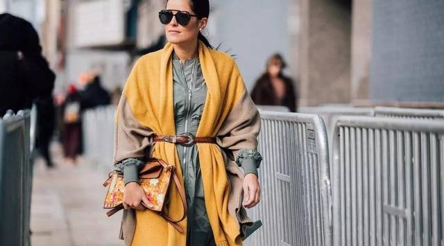 冬季男士的围巾最常用的系法,冬季保暖围巾