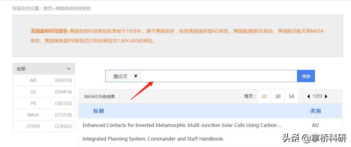 通过3个关键点，揭示为什么数万科研人都在用美国国防部AD报告？