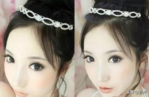 最好看的新娘妆画法,齐齐哈尔新娘妆容造型图片