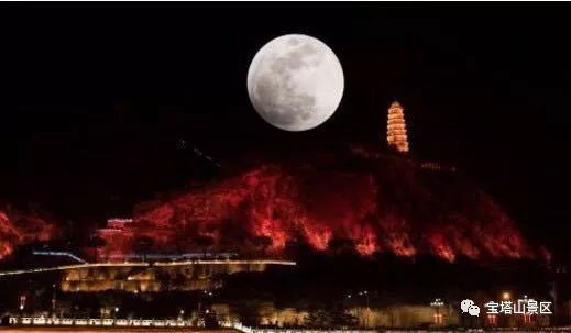 延安宝塔山灯光秀,延安宝塔山灯光秀具体时间