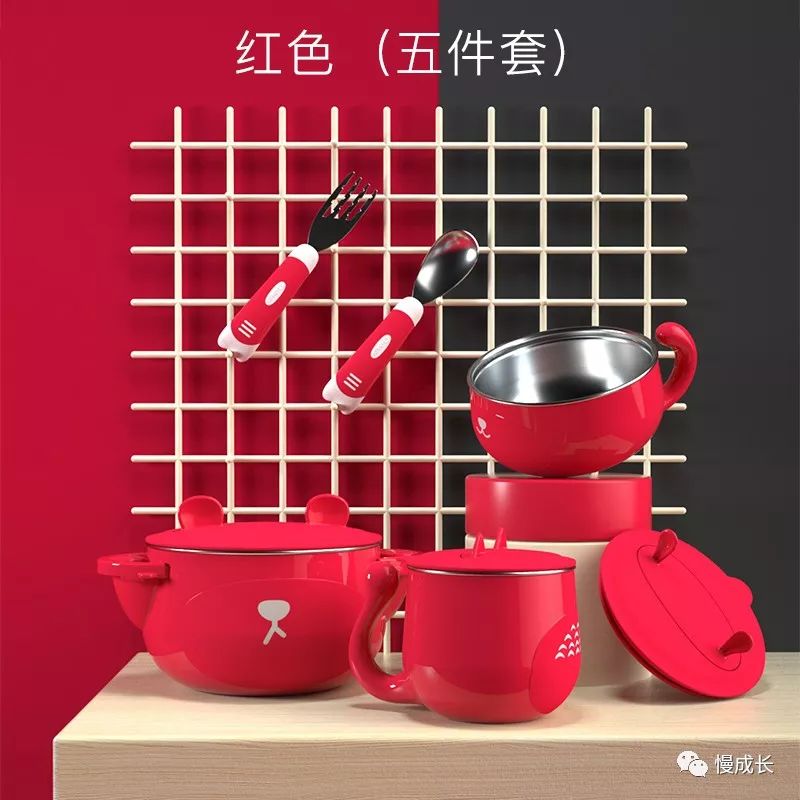 目前用过最满意的不锈钢儿童餐具，市面最高品质，五件套只要89元