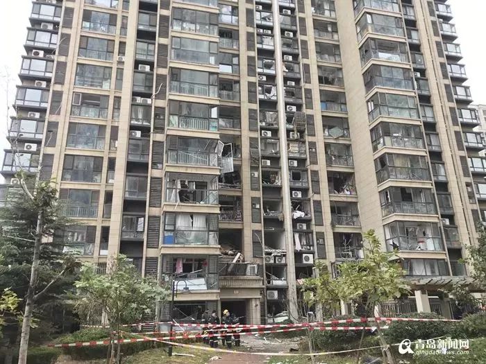 青岛一小区煤气爆炸2019,青岛市市北区一小区燃气闪爆