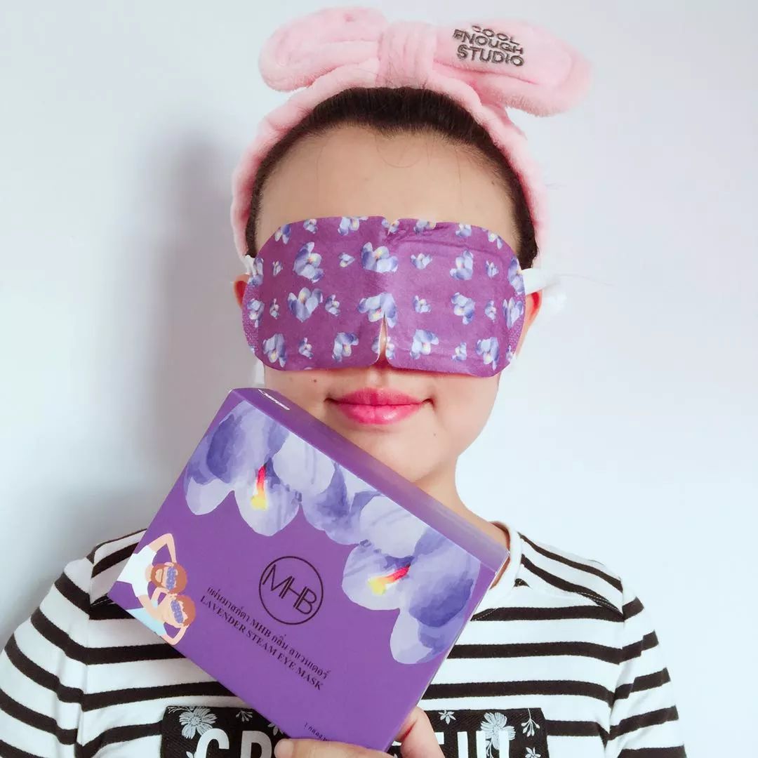 蒸汽抗疲劳缓解黑眼圈眼罩,泰国草本蒸汽眼罩