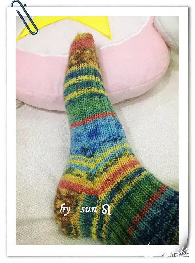 棒针羊毛袜教程,从脚尖开始织袜子后跟怎么织