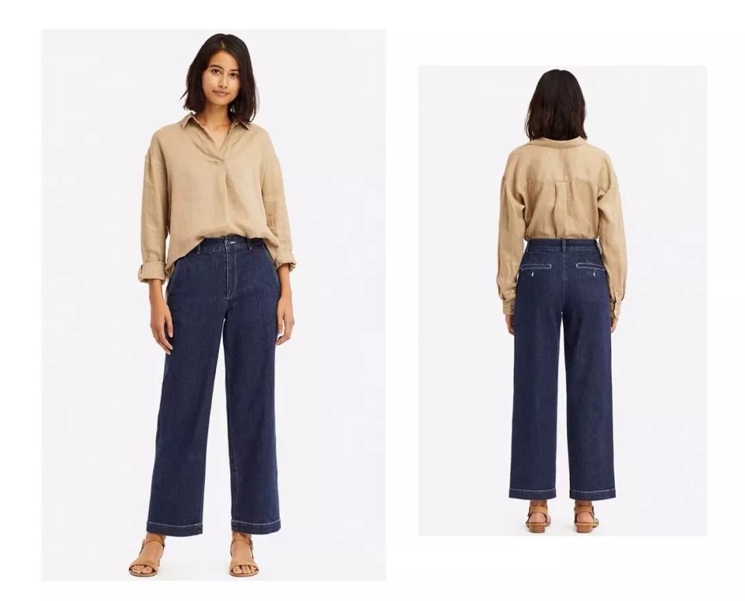 里面再穿条宽松阔腿裤也显瘦,能穿秋裤的阔腿裤推荐