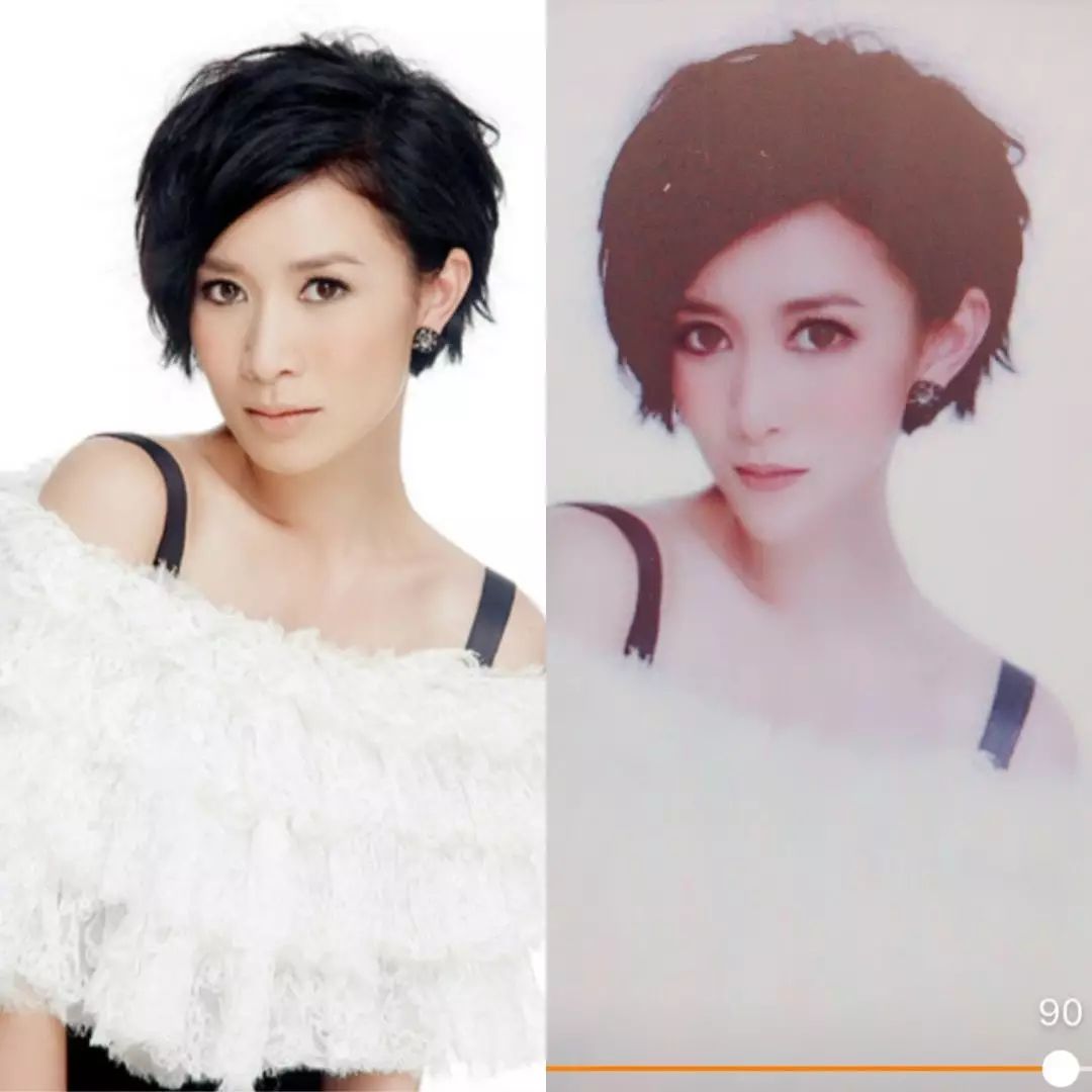 佘诗曼滤镜下变蛇精脸,佘诗曼网红滤镜视频