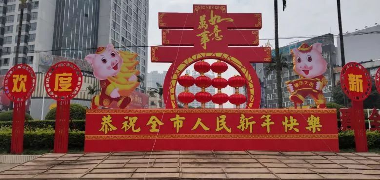 年味越来越浓广西钦州,钦州老街春节