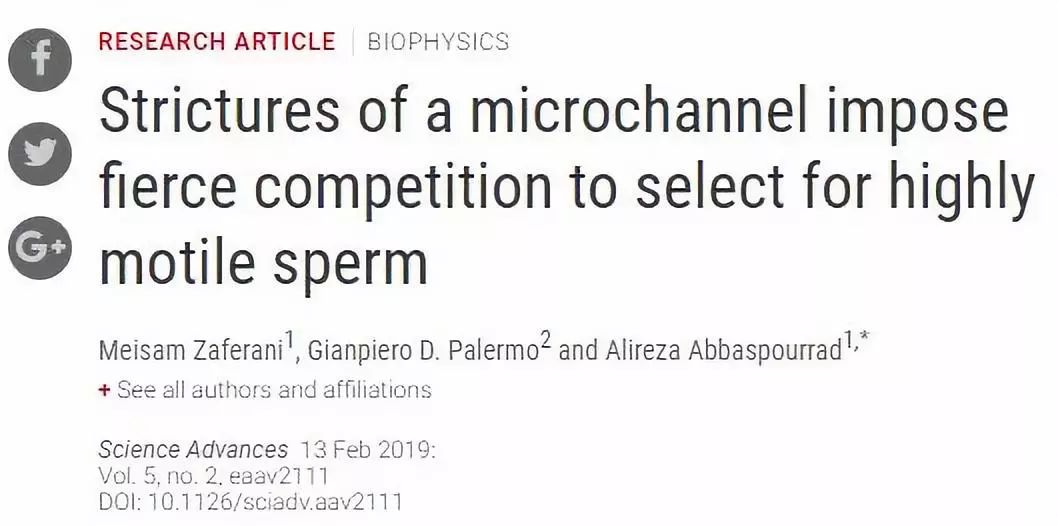 优胜劣汰！女性生殖道的“自然选择”