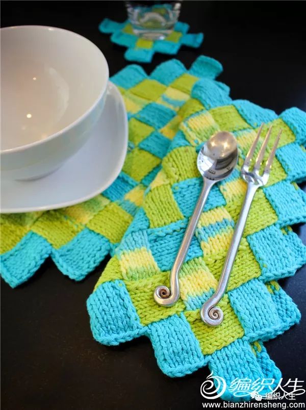 纯色方块花样教程大全,简单大方格子花型教程